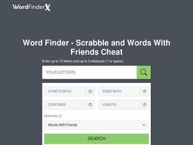 WordFinderX: The Ultimate Tool for Word Game Enthusiasts - Tchtrnds.com